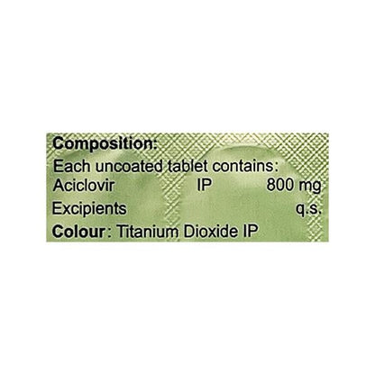 HERPIFORD 800 Tablet 10's - Global Surgicals