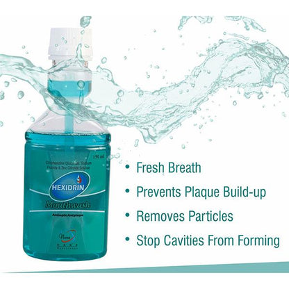 HEXIDRIN GREEN Mouth Wash 150ml - Global Surgicals