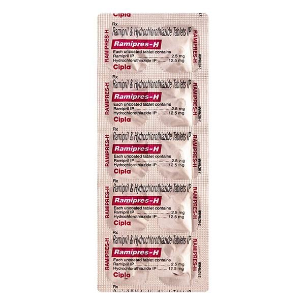 Ramipres H 2.5mg Tablet 10'S