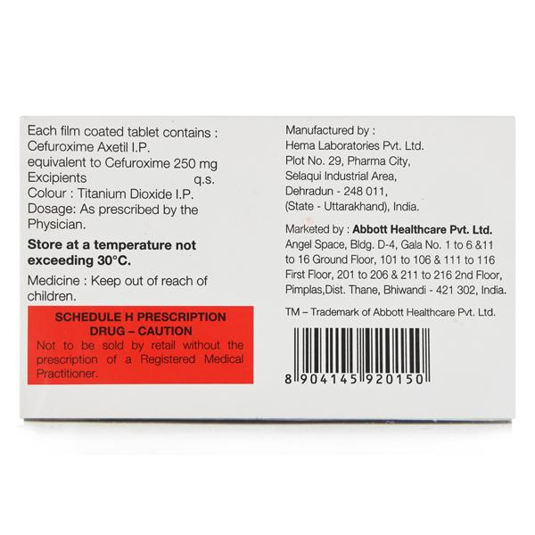 Cerom 250mg Tablet 10'S