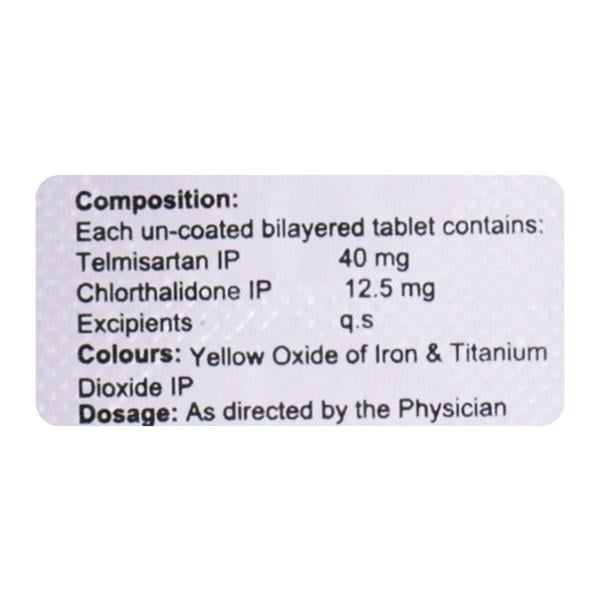 TELDAWN CH 40/12.5mg Tablet 10's