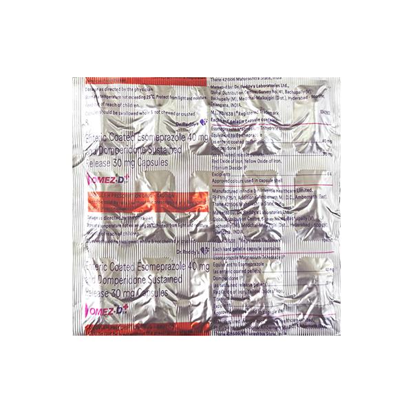 OMEZ D SR+ 40/30mg Capsule 15's