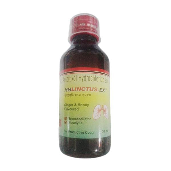 HH Linctus EX Ginger & Honey Flavoured Expectorant 100ml - Global Surgicals