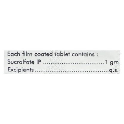 SUCRAZEST 1gm Tablet 10's