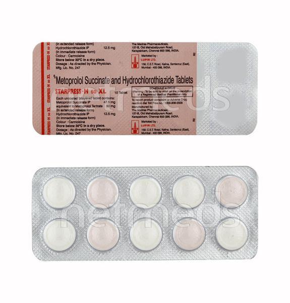 Starpress H XL 50mg Tablet 10'S