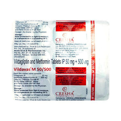 VILDAVAS M Tablet 15's