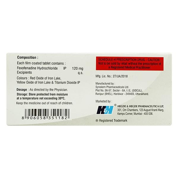 HHFEXO 120 Tablet 10's - Global Surgicals