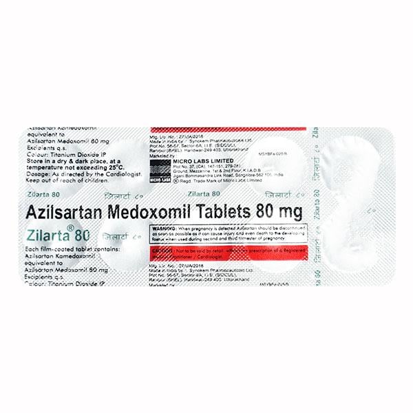 Zilarta 80mg Tablet 10'S