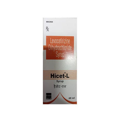 HICET L Syrup 60ml - Global Surgicals