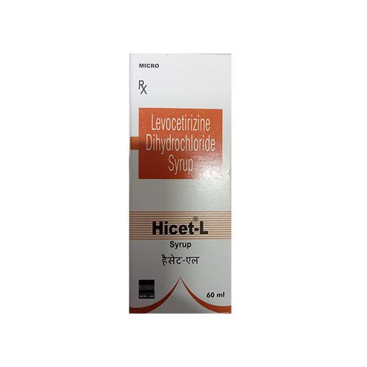 HICET L Syrup 60ml - Global Surgicals