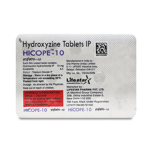 Hicope 10Mg Tablet 15's - Global Surgicals