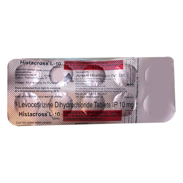 HISTACROSS L Tablet 10's - Global Surgicals