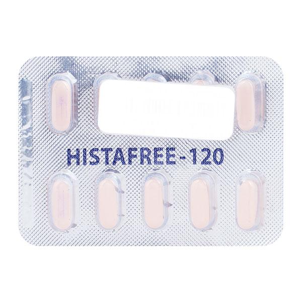 Histafree 120mg Tablet 10'S - Global Surgicals