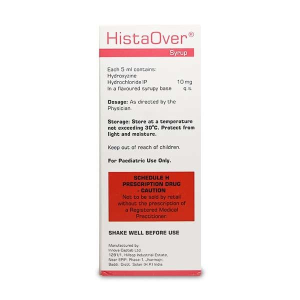 HISTAOVER ROSE FLAVOUR Syrup 100ml - Global Surgicals