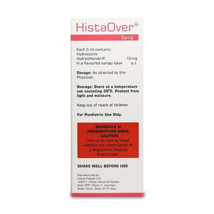 HISTAOVER ROSE FLAVOUR Syrup 100ml - Global Surgicals