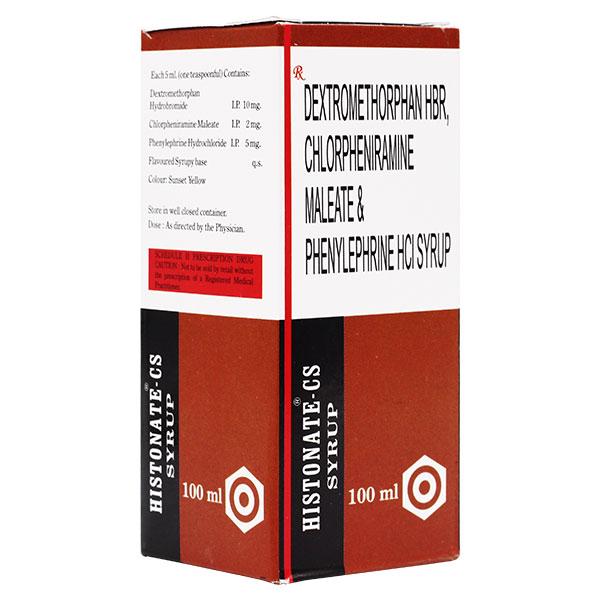 HISTONATE CS Syrup 100ml - Global Surgicals