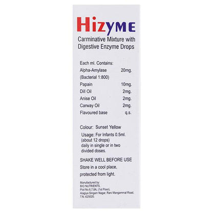 Hizyme Drops 15ml - Global Surgicals