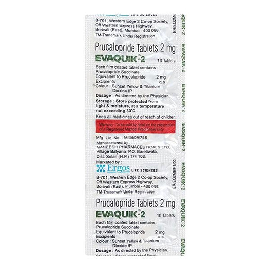 EVAQUIK 2 Tablet 10's