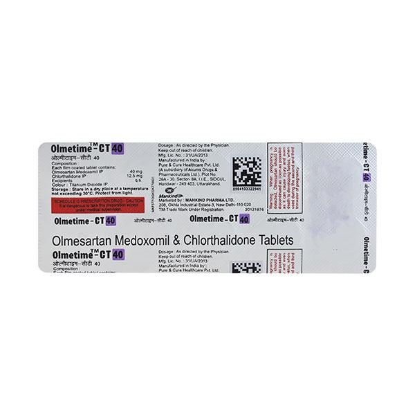 OLMETIME CT 40mg Tablet 10's