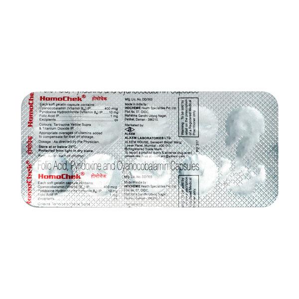 Homochek Capsule 10'S