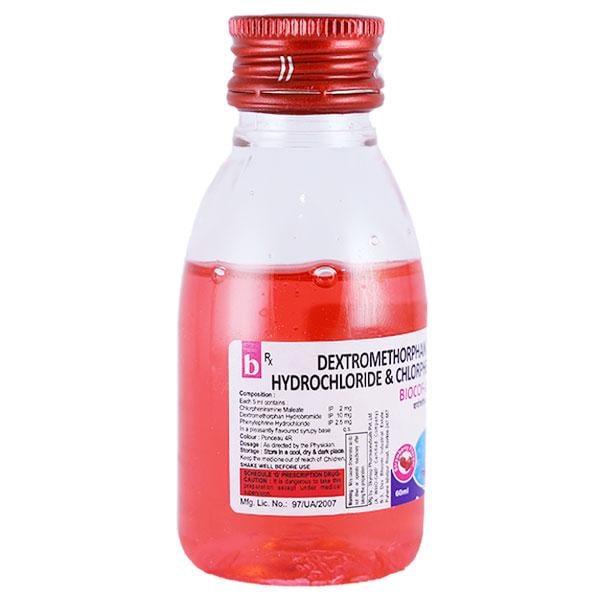 BIOCOF JUNIOR Strawberry Flavour Syrup 60ml