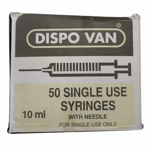 HMD Dispovan 10ml Syringe with Needle - Global Surgicals