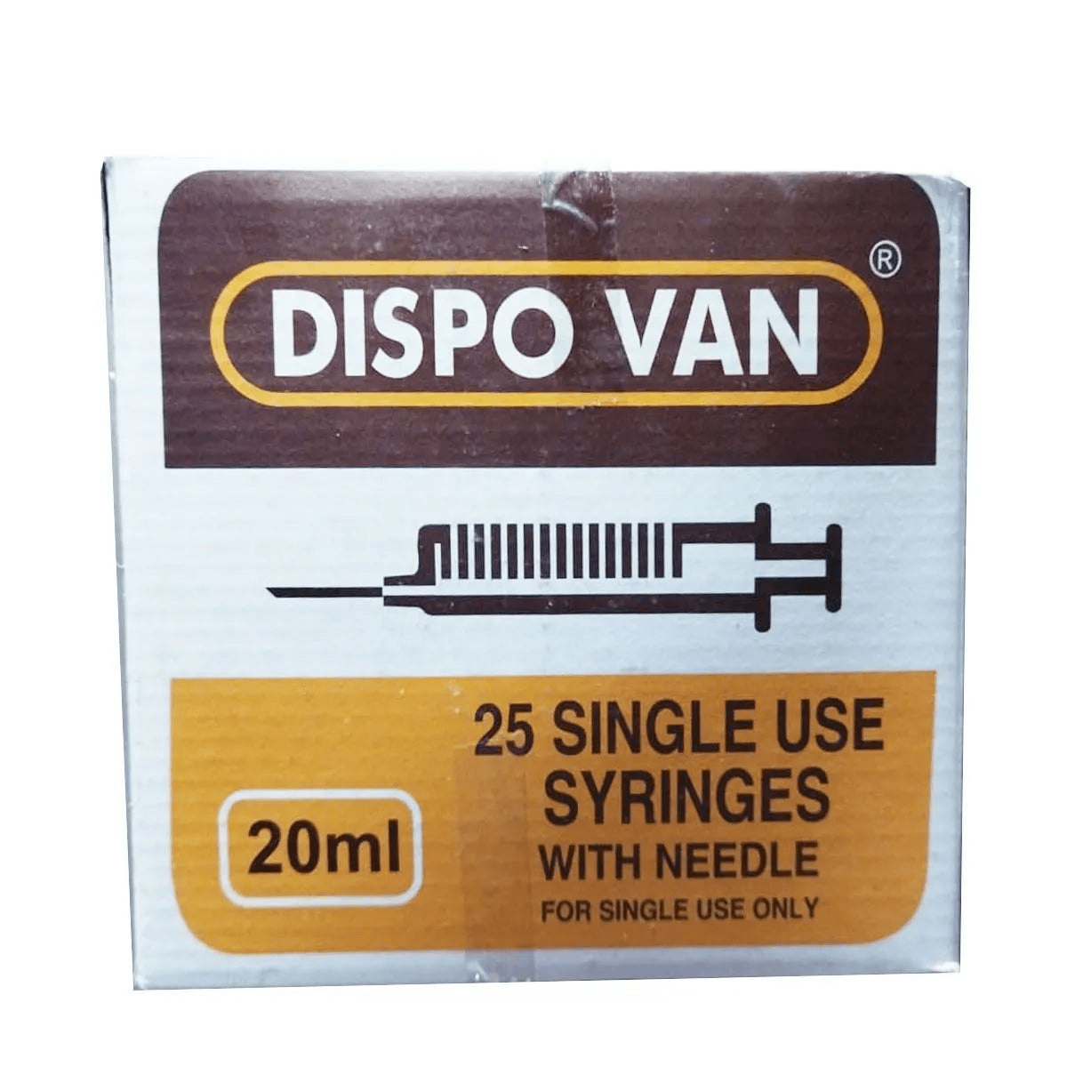 HMD Dispovan 20ml Syringe with Needle - Global Surgicals