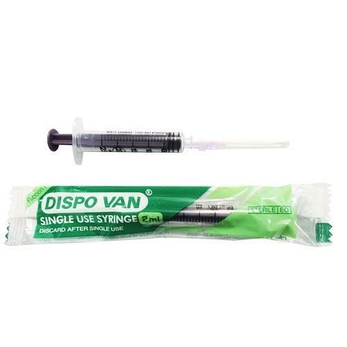 HMD Dispovan 2ml Syringe with Needle - Global Surgicals