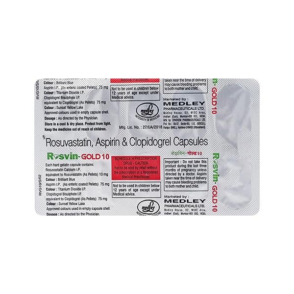 Rosvin Gold 10 Capsule 10'S