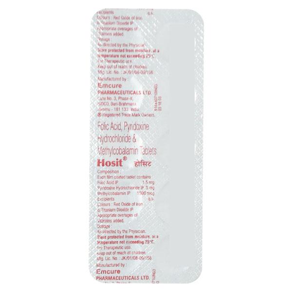 Hosit Tablet 10'S - Global Surgicals