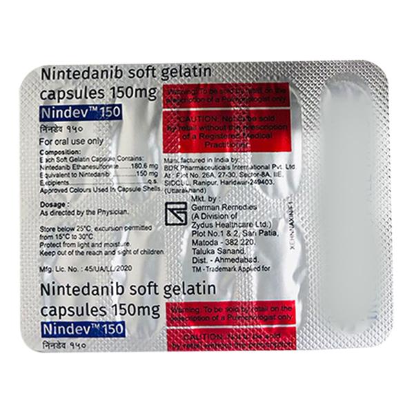 NINDEV 150mg Soft Gelatin Capsule 10's