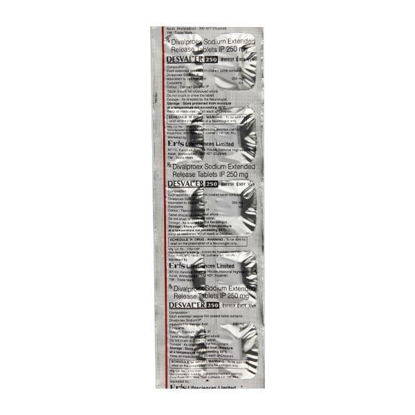 Desval ER 250mg Tablet 10'S