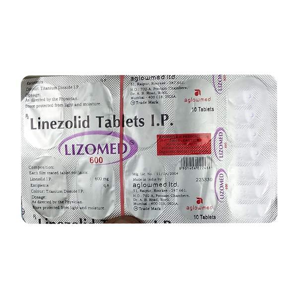 LIZOMED 600 Tablet 10's