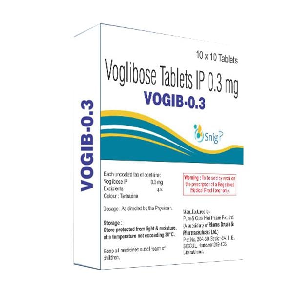 VOGIB 0.3mg Tablet 10's