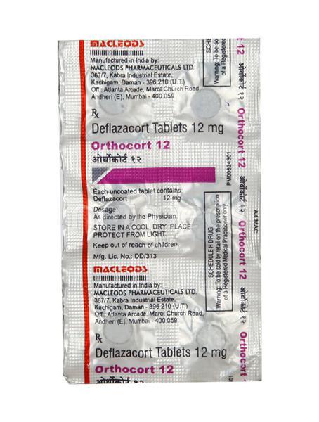 Orthocort 12mg Tablet 6'S