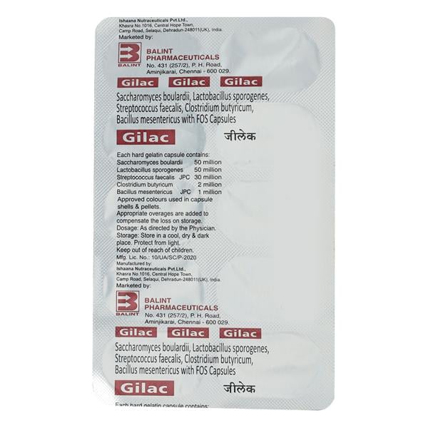 Gilac Capsule 10's