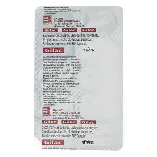 Gilac Capsule 10's