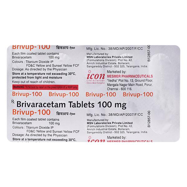BRIVUP 100 Tablet 10's