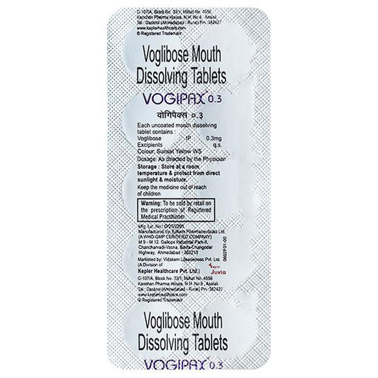 VOGIPAX 0.3mg Tablet 10's