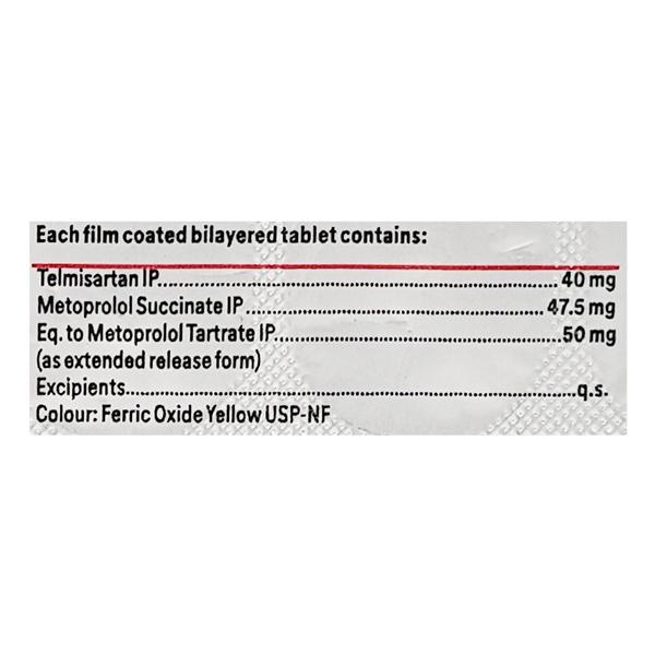 TELSARTAN M 50 Tablet 10's