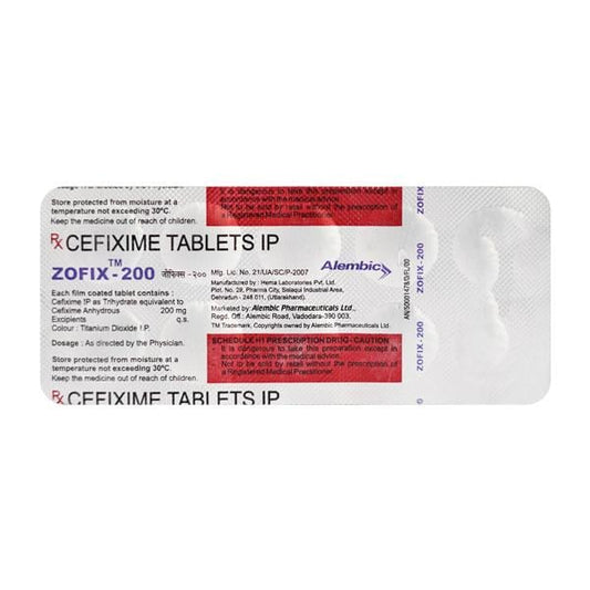 Zofix 200mg Tablet 10'S