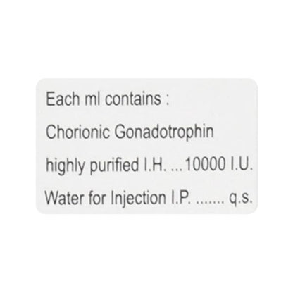 Hucog HP 10000IU Injection 1'S - Global Surgicals
