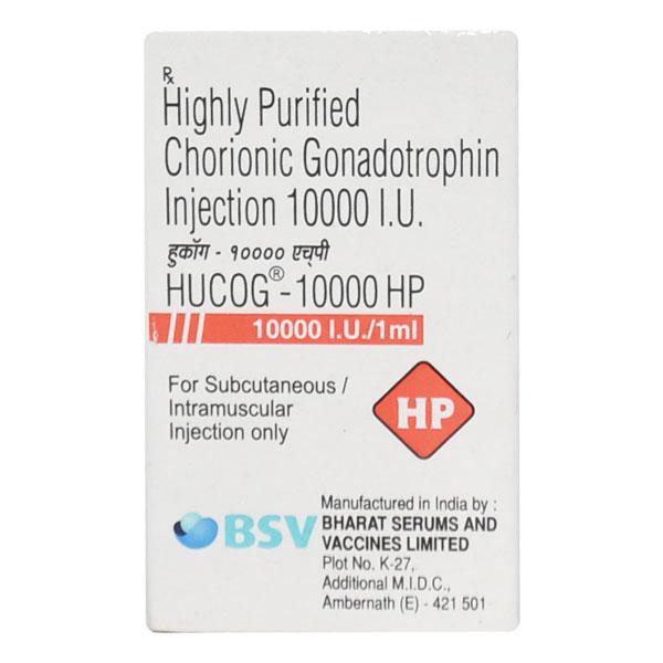 Hucog HP 10000IU Injection 1'S - Global Surgicals