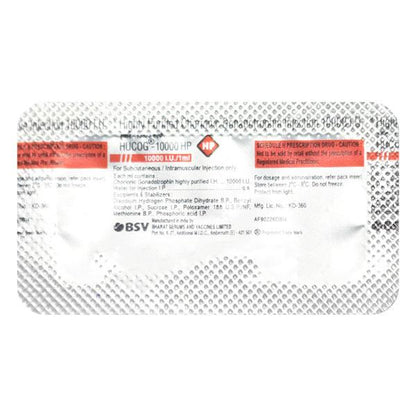 Hucog HP 10000IU Injection 1'S - Global Surgicals