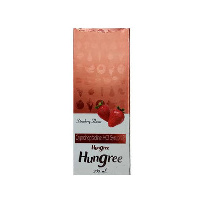 HUNGREE STRAWBERRY FLAVOUR Syrup 200ml - Global Surgicals