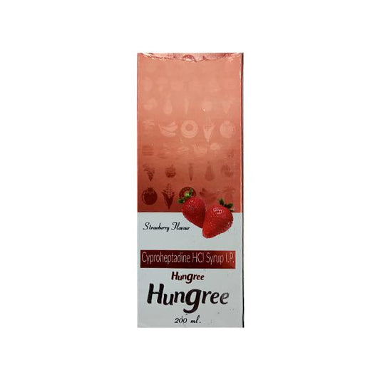 HUNGREE STRAWBERRY FLAVOUR Syrup 200ml - Global Surgicals