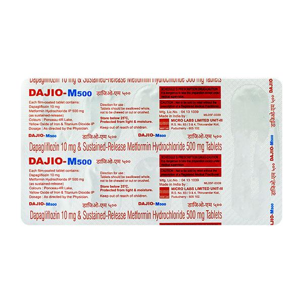 DAJIO M 500 Tablet 10's