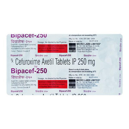 BIPACEF 250 Tablet 10's
