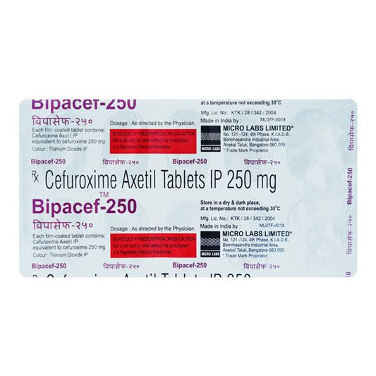 BIPACEF 250 Tablet 10's