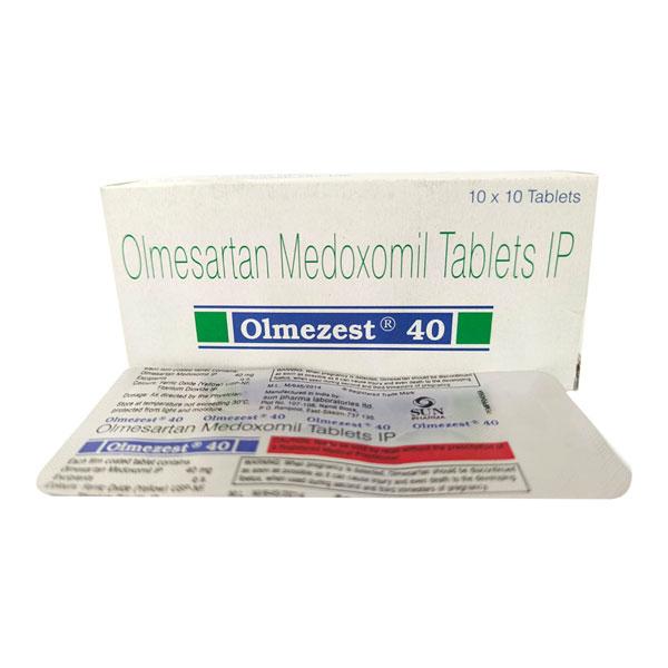 Olmezest 40mg Tablet 10'S